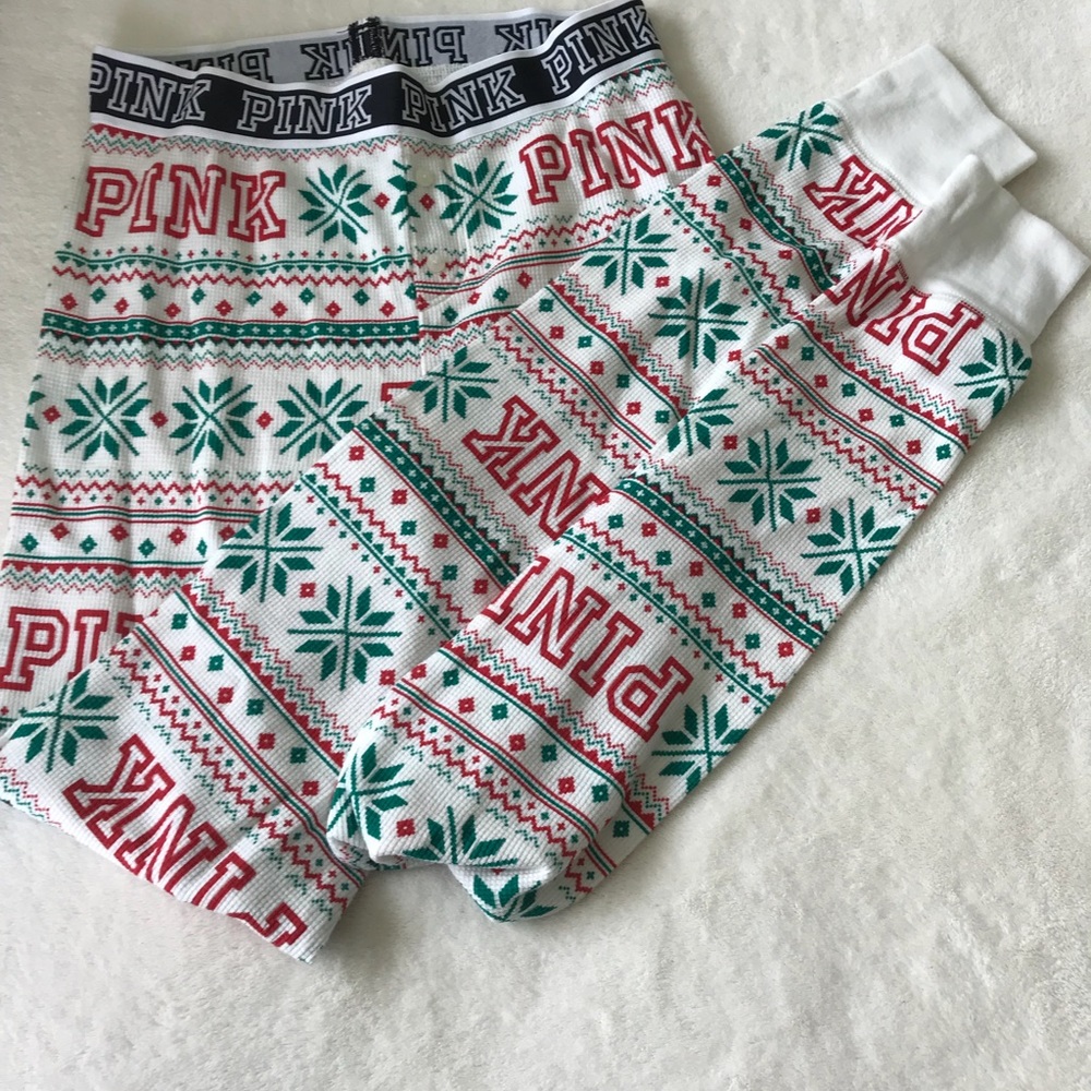 3/$15 PINK Waffle knit Leggings